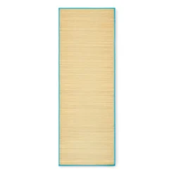 Mata plażowa naturalna słoma / Turkusowy MO2833-12