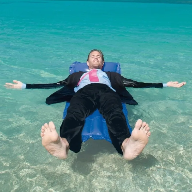 Materac dmuchany LONG BEACH / Zielony 104109