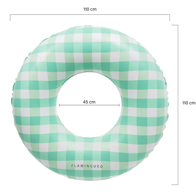 Materac do pływania koło donut / Zielony OGFL003-33