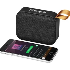 Materiałowy głośnik Bluetooth® Fashion / Szary 12413301