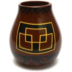 Matero Ceramico PERU / Brązowy YM9628
