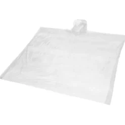 Mayan jednorazowe poncho przeciwdeszczowe z recyklingu z certyfikatem GRS, z pokrowcem do przechowywania  / Żółty 10941711