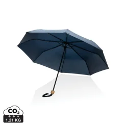 Mały bambusowy parasol 20.5" AWARE™ RPET / Niebieski P850.575