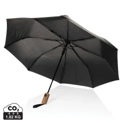 Mały parasol automatyczny 21" Kaycey AWARE™ RPET / Czarny P850.7001