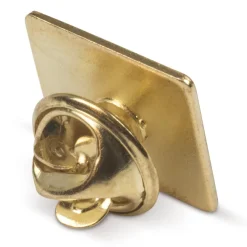 Metalowa przypinka 15x15mm / Satynowozłoty LT99744-N0092