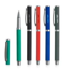 Metalowe piórko kulkowe soft touch / Jagger / Czarny IP13155111