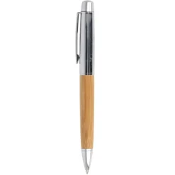 Metalowy bambusowy długopis w tubie / Naturalny LT82172-N0094