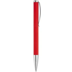 Metalowy długopis Modena miękki dotyk / Czerwony LT87762-N0021