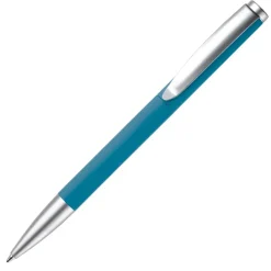 Metalowy długopis Modena miękki dotyk / Niebieski LT87762-N0011