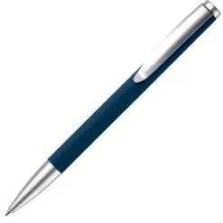 Metalowy długopis Modena miękki dotyk / Ciemnoniebieski LT87762-N0010