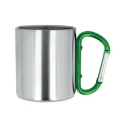 Metalowy kubek 220ml / Zielony MO8313-09