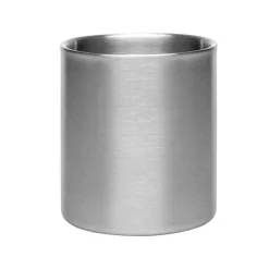 Metalowy kubek 210 ml z karabińczykiem | Easton / żółty V8437-08