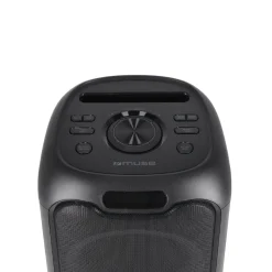 M-1803 | Głośnik imprezowy Muse z mikrofonem 150W / Czarny LT45814-N0002