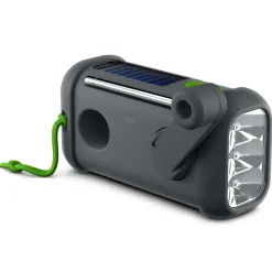 MH-08 | Muse radio, głośnik bluetooth z baterią słoneczną i mechanizmem wiatrowym / Czarny LT55019-N0002