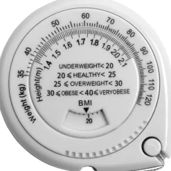Miara do ciała 1,5 m ze wskaźnikiem BMI / Biały V9547-02
