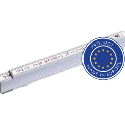 Miara 2m, składana STABILA Jessica / Biały V1152-02