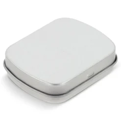 Mini blaszane pudełko miętowe / Srebrny LT91791-N0005
