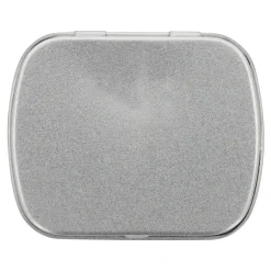 Mini blaszane pudełko miętowe / Srebrny LT91791-N0005
