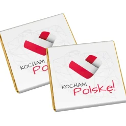 Mini czekoladka kwadratowa 5 g / Wielokolorowy S0040