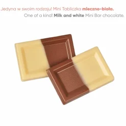 Mini czekoladka Tabliczka 10 g z wróżbą / Wielokolorowy S0270
