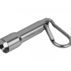Mini latarka z aluminium z recyklingu BERGAMO / Niebieski 529304