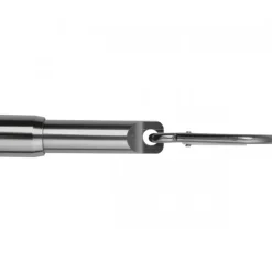 Mini latarka z aluminium z recyklingu BERGAMO / Szary 529307