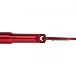 Mini latarka z aluminium z recyklingu BERGAMO / Czerwony 529305