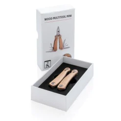 Mini narzędzie wielofunkcyjne, 12 el. / Brązowy P221.379