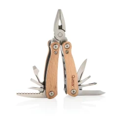 Mini narzędzie wielofunkcyjne, 12 el. / Brązowy P221.379