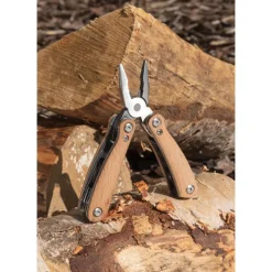 Mini narzędzie wielofunkcyjne, 12 el. / Brązowy P221.379