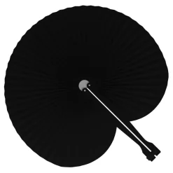 Mini składany wachlarz ręczny / Czarny LT90526-N0002
