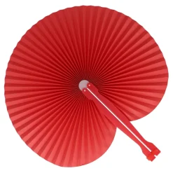 Mini składany wachlarz ręczny / Czerwony LT90526-N0021