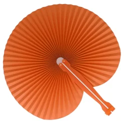 Mini składany wachlarz ręczny / Pomarańczowy LT90526-N0026