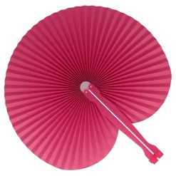 Mini składany wachlarz ręczny / Różowy LT90526-N0076