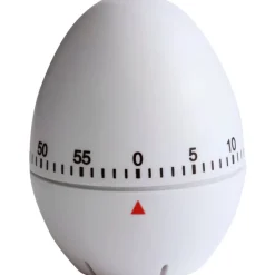 Minutnik kuchenny "jajko" / Biały V5234-02