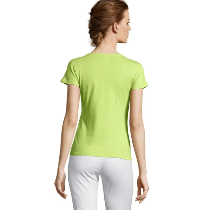 MISS Damski T-SHIRT 150g / Apple Green S11386-AG-L