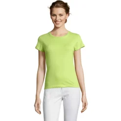 MISS Damski T-SHIRT 150g / Apple Green S11386-AG-XL