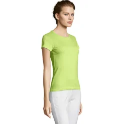 MISS Damski T-SHIRT 150g / Apple Green S11386-AG-XXL