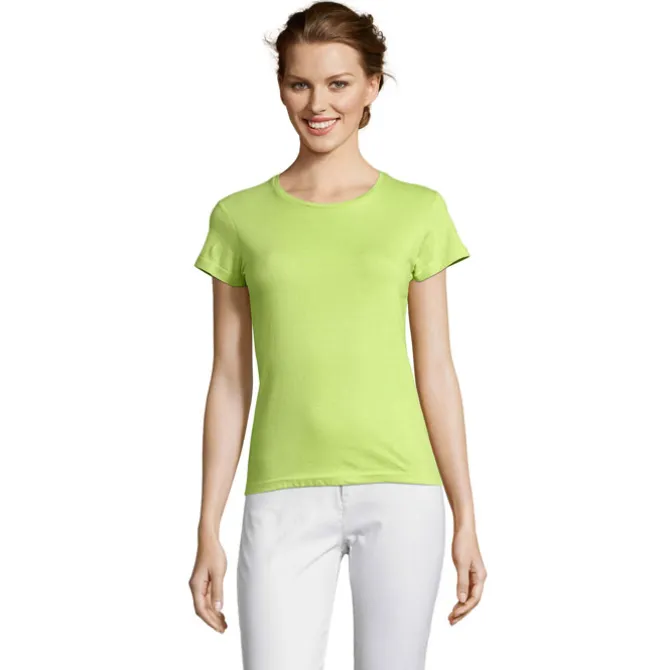 MISS Damski T-SHIRT 150g / Apple Green S11386-AG-XXL