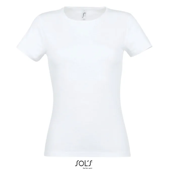 MISS Damski T-SHIRT 150g / Biały S11386-WH-M