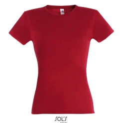 MISS Damski T-SHIRT 150g / Czerwony S11386-RD-L