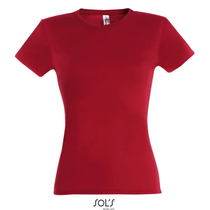 MISS Damski T-SHIRT 150g / Czerwony S11386-RD-L