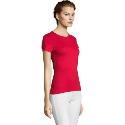 MISS Damski T-SHIRT 150g / Czerwony S11386-RD-L