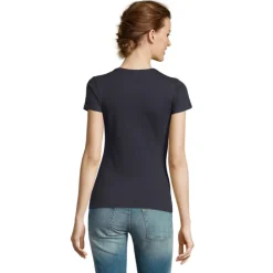 MISS Damski T-SHIRT 150g / Granatowy S11386-NY-L