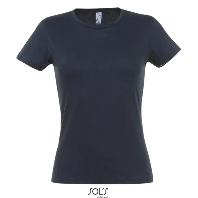 MISS Damski T-SHIRT 150g / Granatowy S11386-NY-M