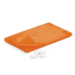 Miętówki w prostokątnym pudełku / Ecru / pomarańczowy LT91793-N5426