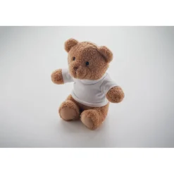 Miś z koszulką 23 cm / Bialy MO2745-06