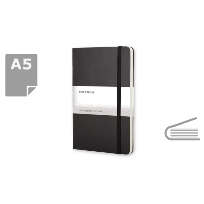 MOLESKINE Notatnik ok. A5 / Czarny VM302-03