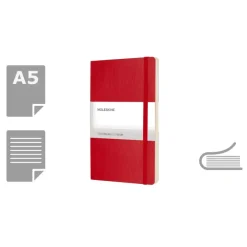 MOLESKINE Notatnik ok. A5 / Czerwony VM303-05