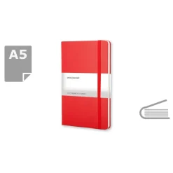 MOLESKINE Notatnik ok. A5 / Czerwony VM302-05